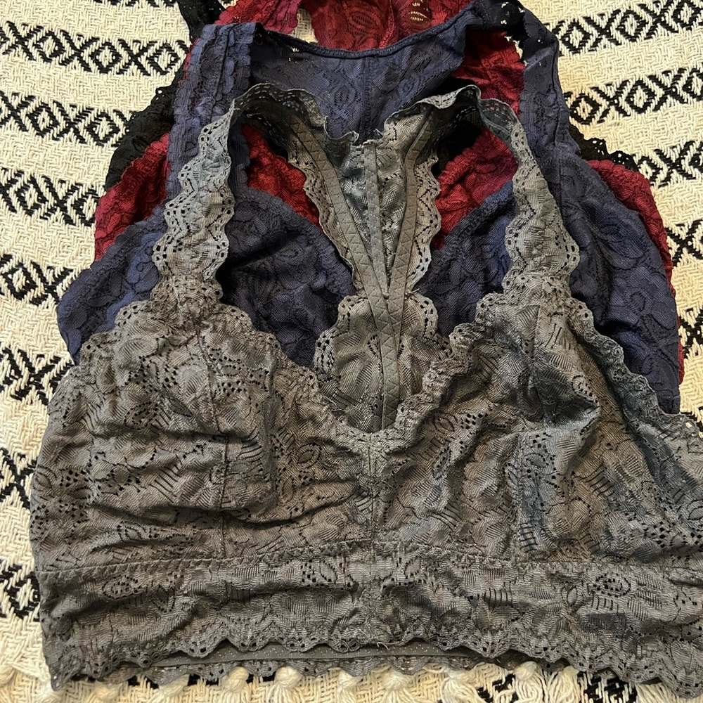 Lace bralette bundle